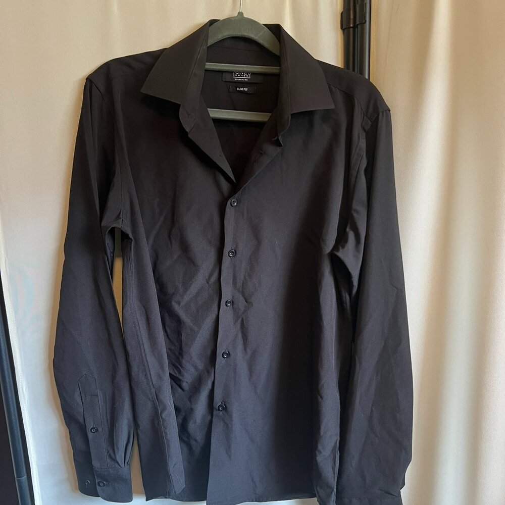 Mens black shirt by Jones New York